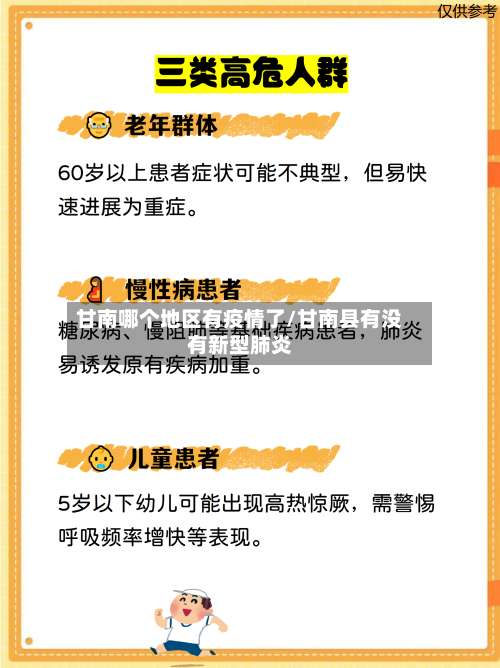 甘南哪个地区有疫情了/甘南县有没有新型肺炎-第1张图片