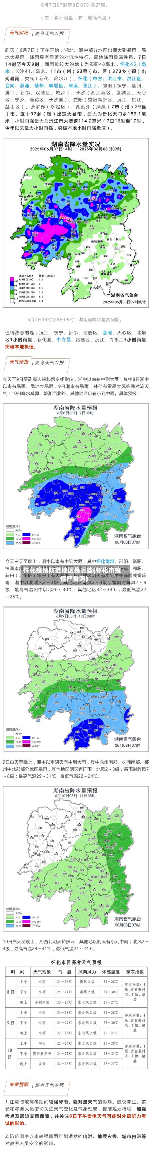 怀化疫情防范地区是哪些(怀化市疫情严重吗)-第2张图片