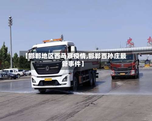 【邯郸地区西马寨疫情,邯郸西孙庄最新事件】-第3张图片