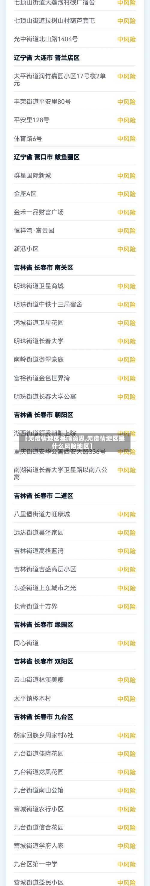 【无疫情地区是啥意思,无疫情地区是什么风险地区】-第3张图片