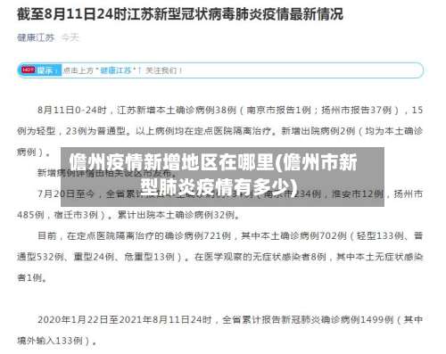 儋州疫情新增地区在哪里(儋州市新型肺炎疫情有多少)-第1张图片